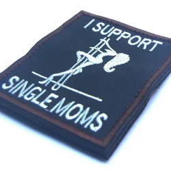 Parche bordado personalizado Apoyo a las madres solteras para mochilas