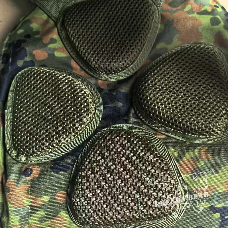Sistema MOLLE para adaptar el portaequipo