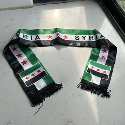 Bufanda Siria personalizada con bandera celeste y tres estrellas