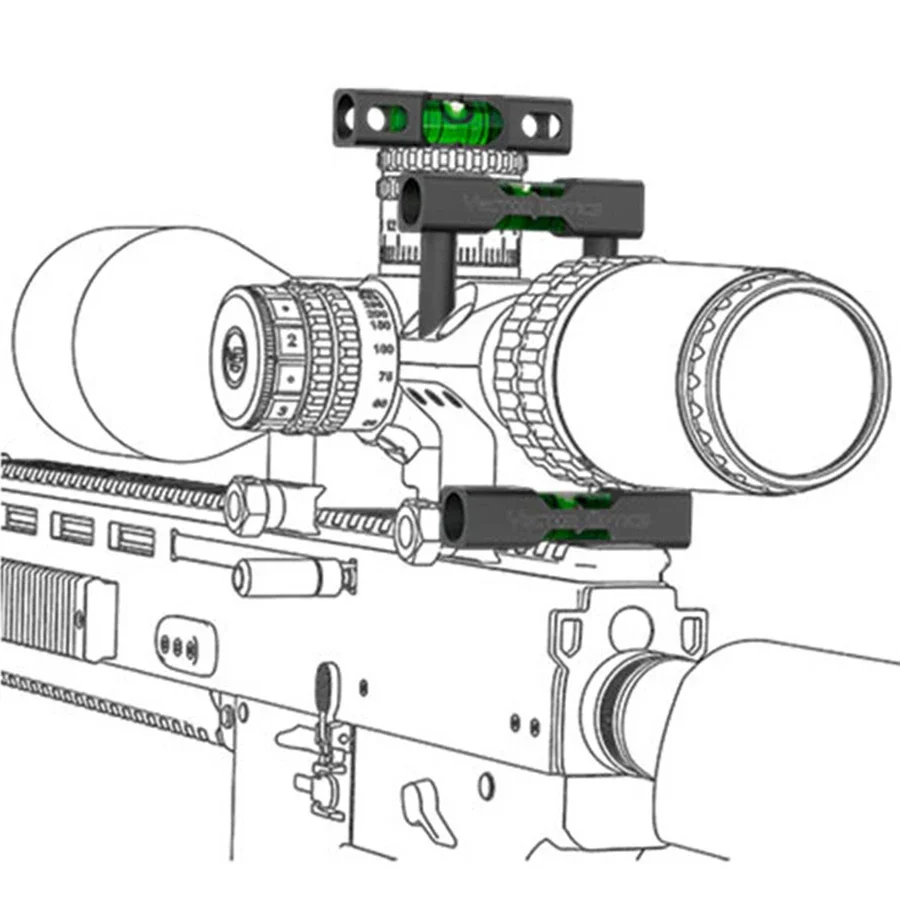Vector Optics nivel de burbuja para mira con soporte Picatinny - imagen 4