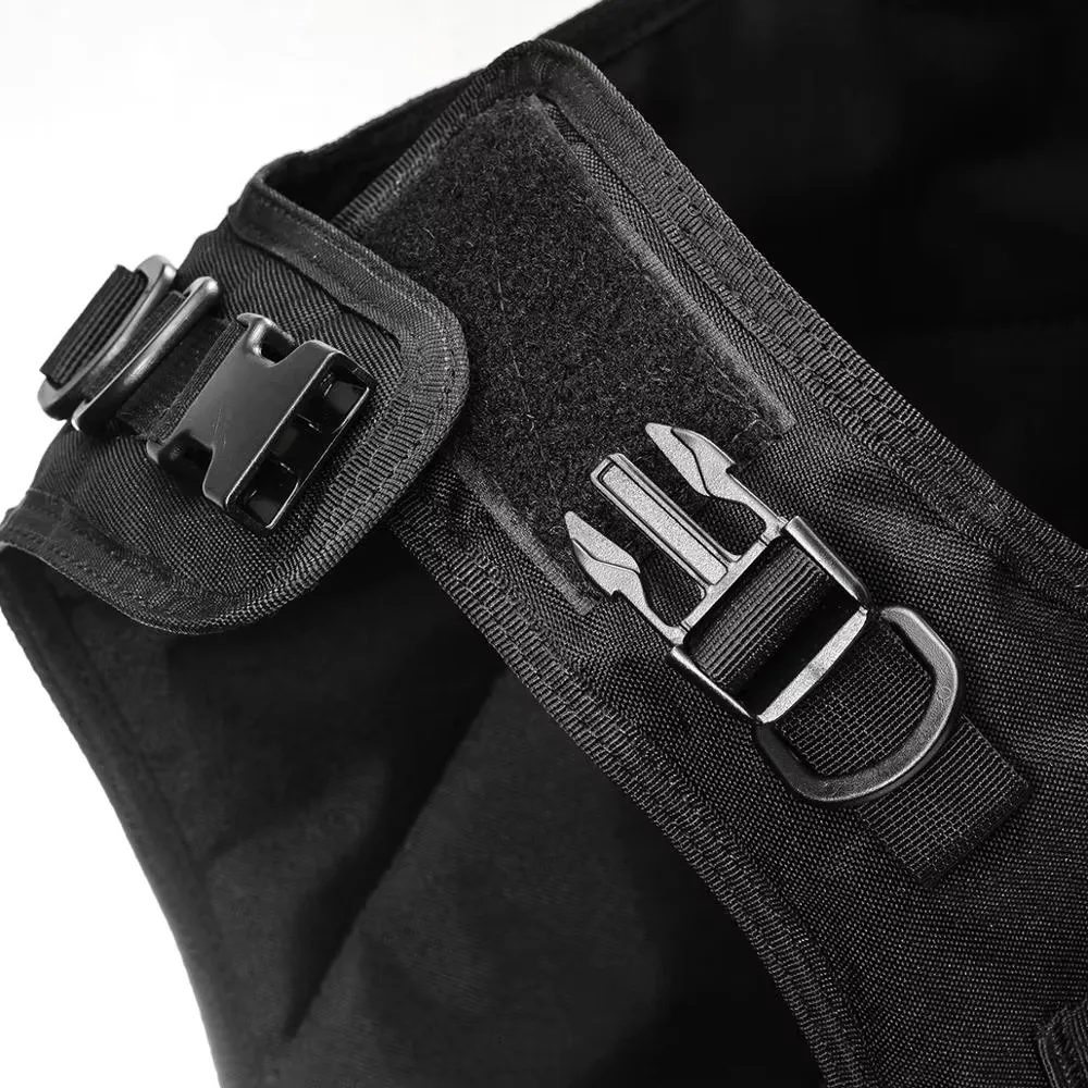 YAKEDA Chaleco Táctico Molle Camuflaje Negro para Caza y Airsoft - imagen 5