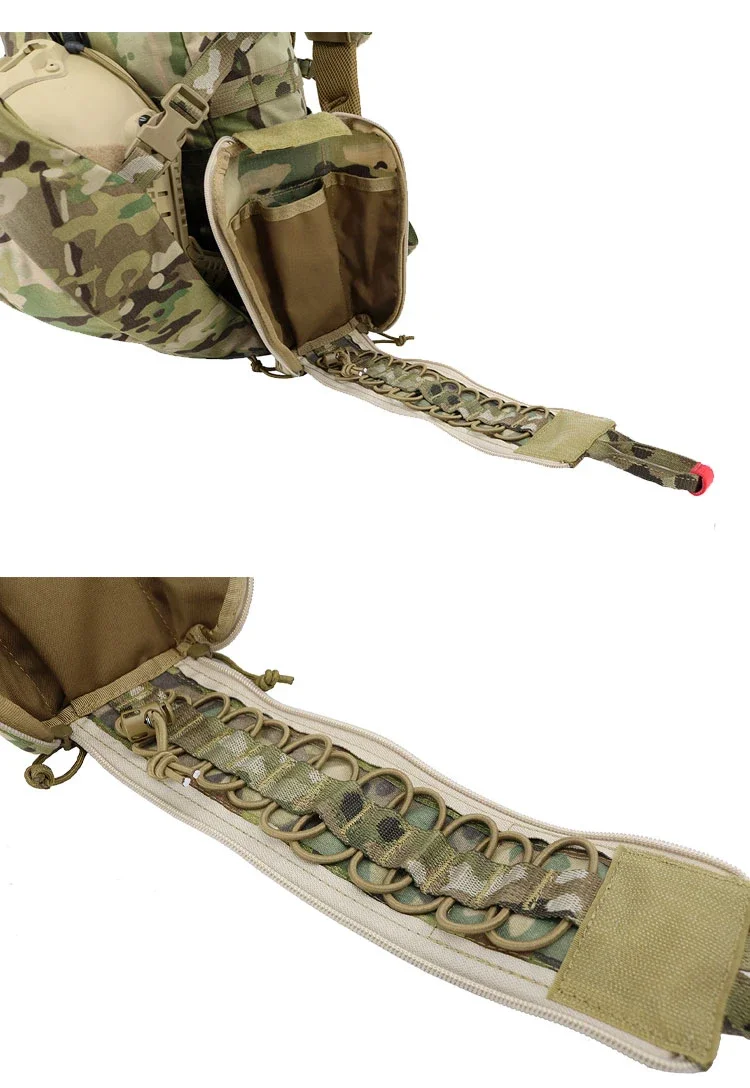 Aspecto general de la bolsa en color Multicam