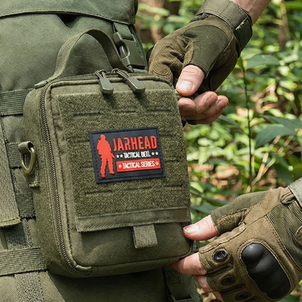 Bolsa táctica primeros auxilios MOLLE nailon impermeable EDC - imagen 2