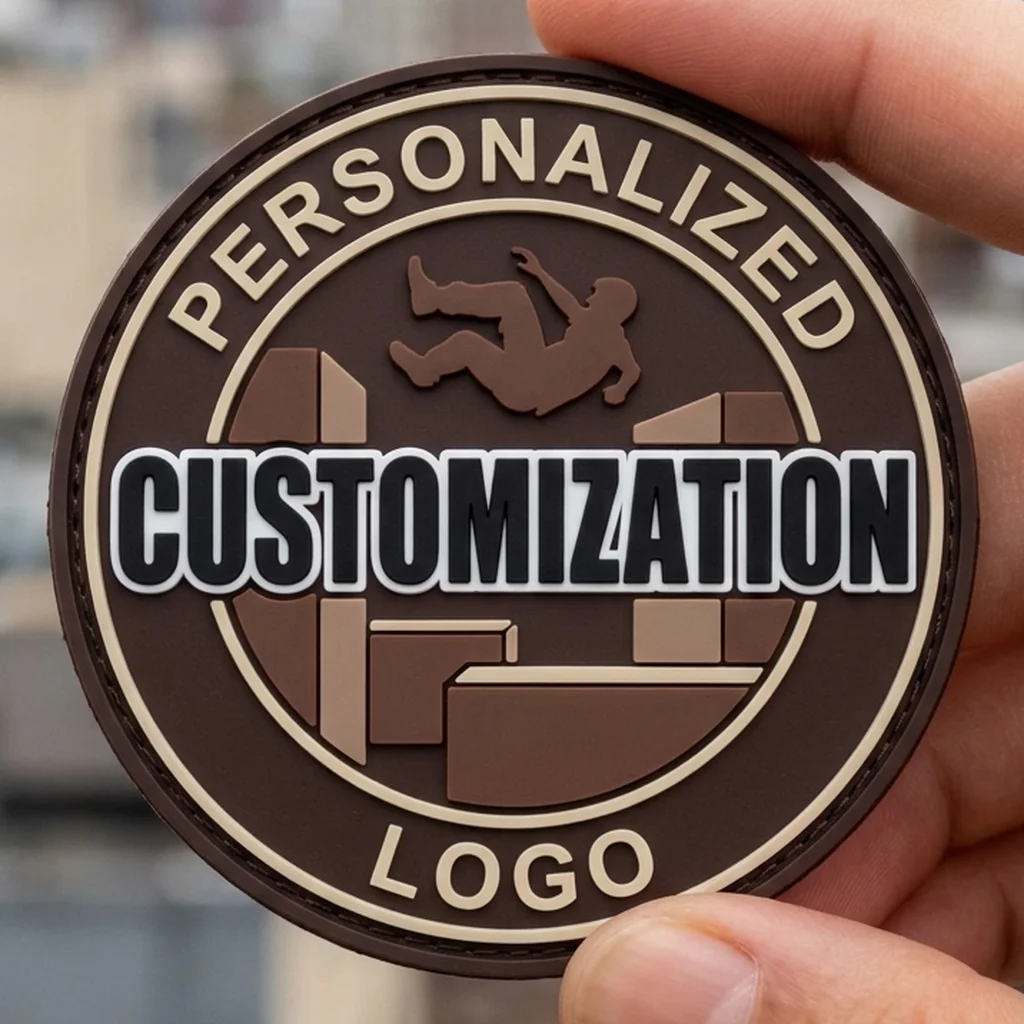 Pegatinas tácticas 3D con logotipo en relieve desmontables - imagen 5