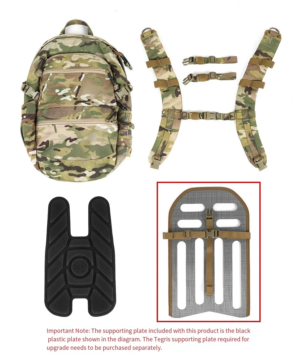Bolsa de ataque y compartimentos modulares
