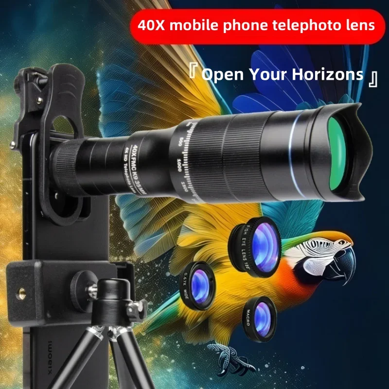 Telescopio monocular para móvil con zoom HD y lente metálica - imagen 3