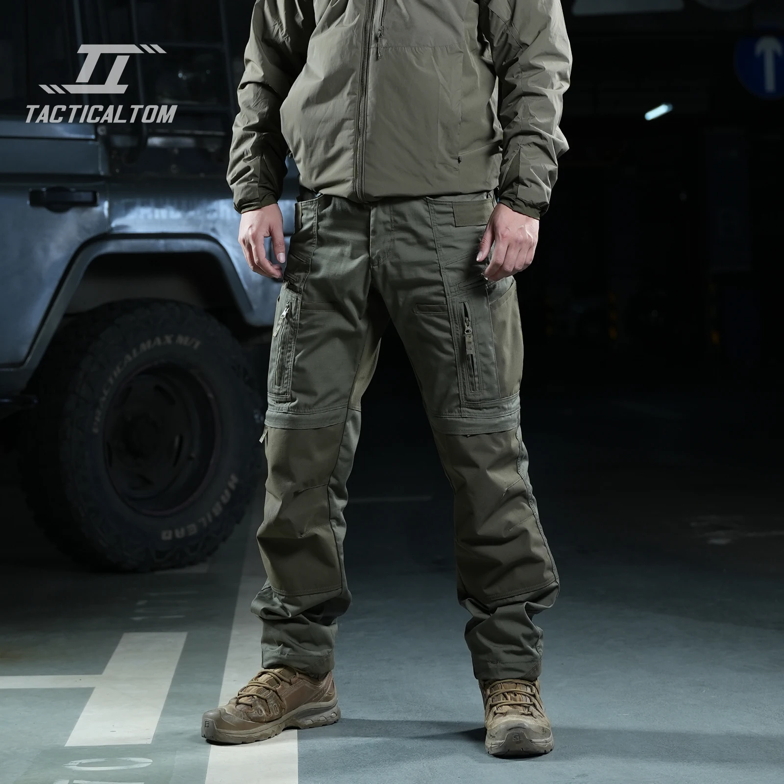 Tactical Tom P40 – Pantalones tácticos verdes multibolsillos - imagen 3