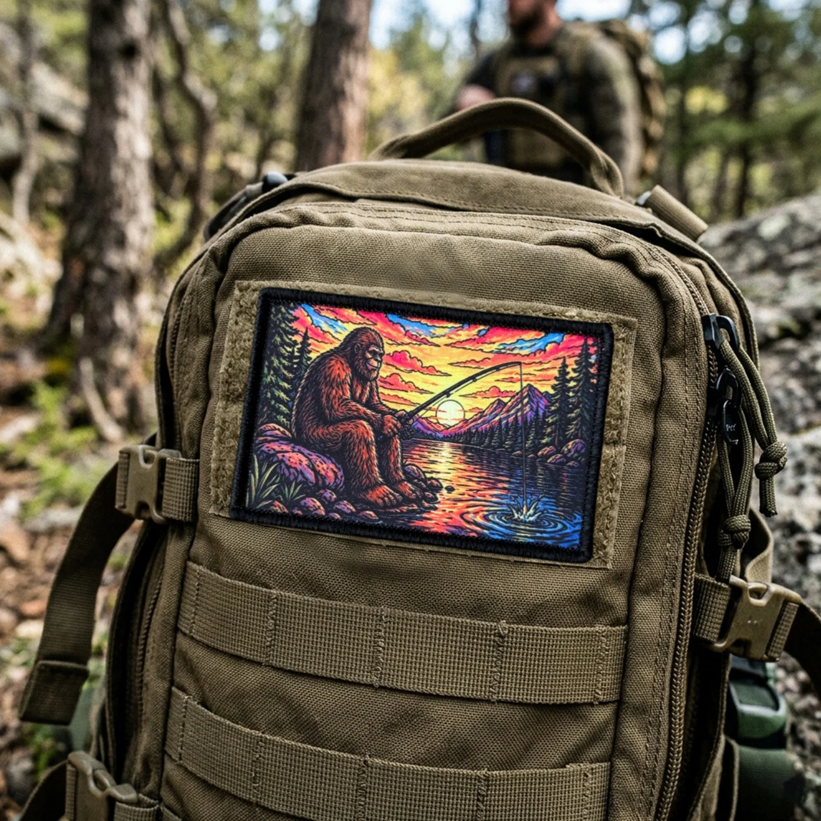 Vista adicional del parche de Sasquatch