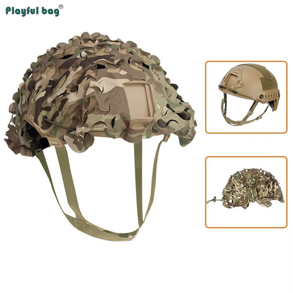 Casco táctico camuflaje corte láser – Exterior y caza - imagen 5