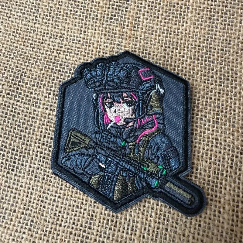 Parche morale táctico bordado con velcro para mochila o chaqueta - imagen 3