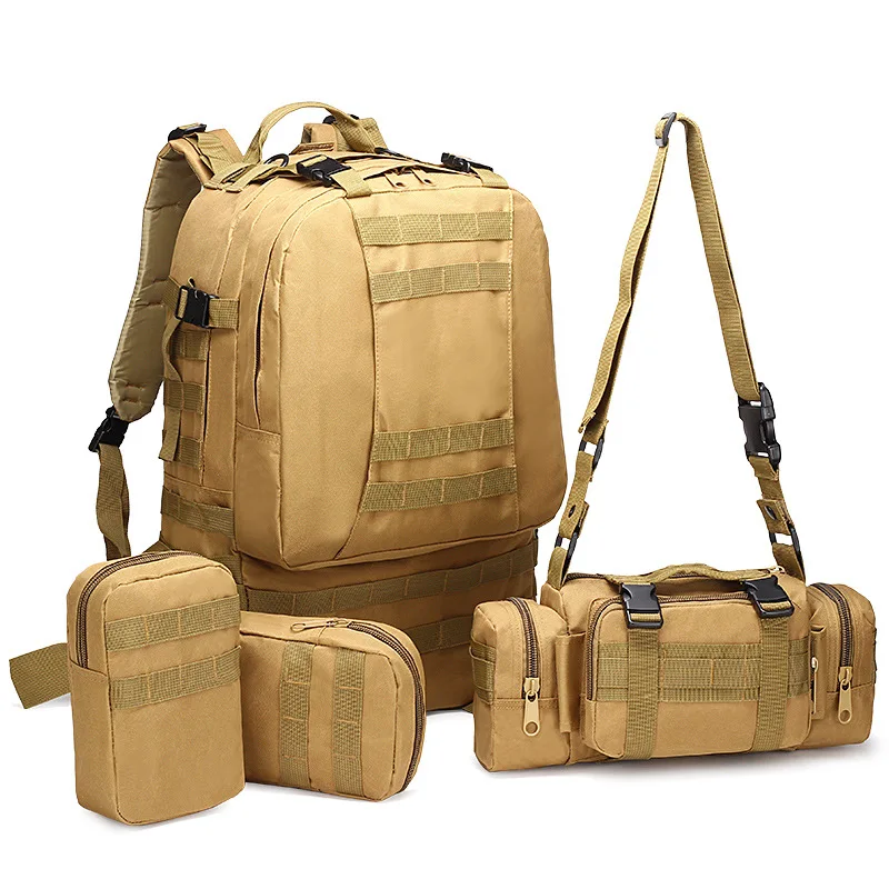 Mochila táctica impermeable para senderismo hombre, gran capacidad - imagen 3