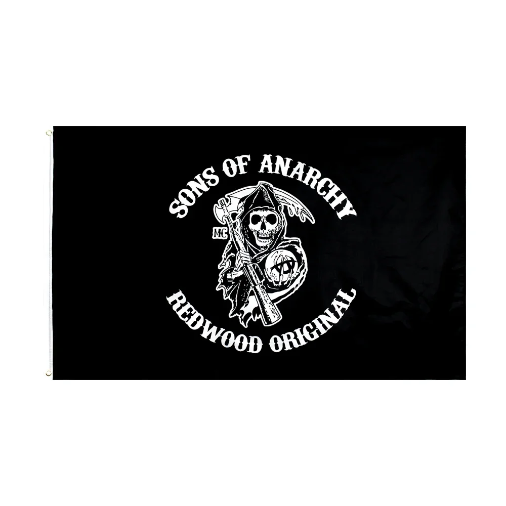 Bandera California Sons of Anarchy 60x90cm vista frontal
