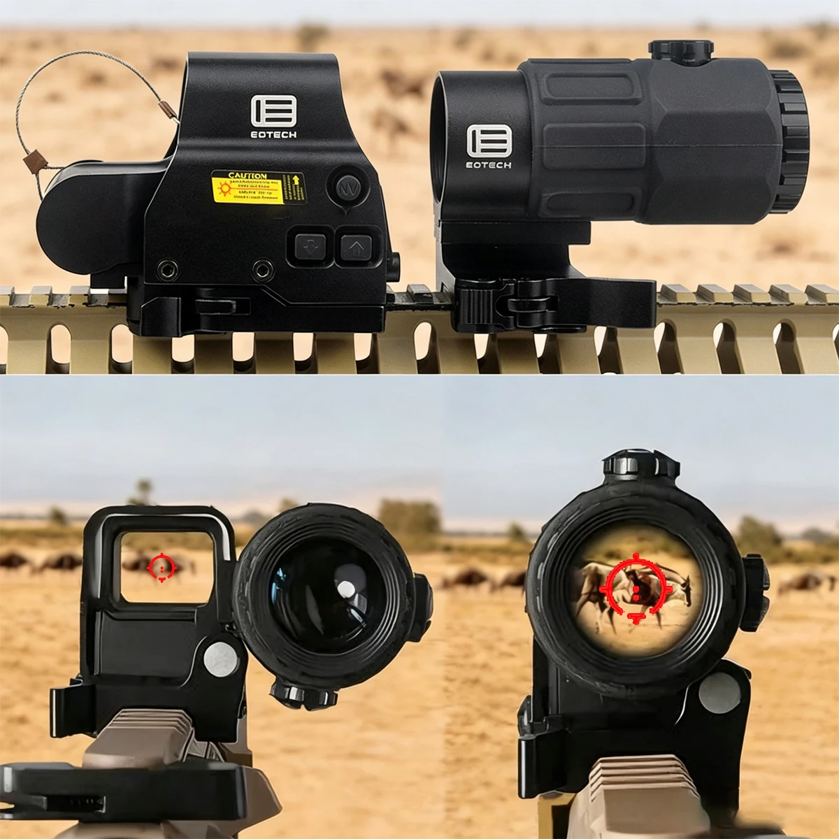 Mira holográfica EOTECH 551/552/553/558 con punto rojo - imagen 5