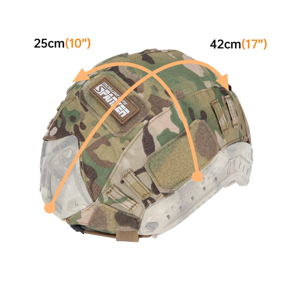 Cubierta de casco táctico camuflaje para Airsoft y Paintball - imagen 5