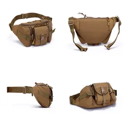 Riñonera táctica impermeable Oxford para teléfono móvil y viaje