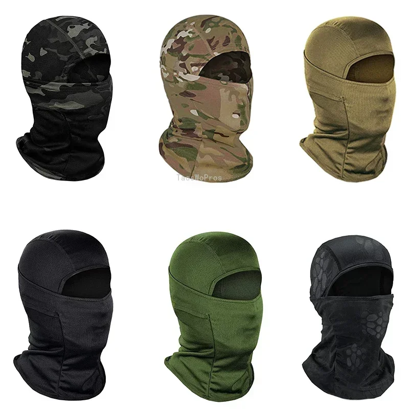 Pasamontañas táctico camuflaje integral para caza y airsoft