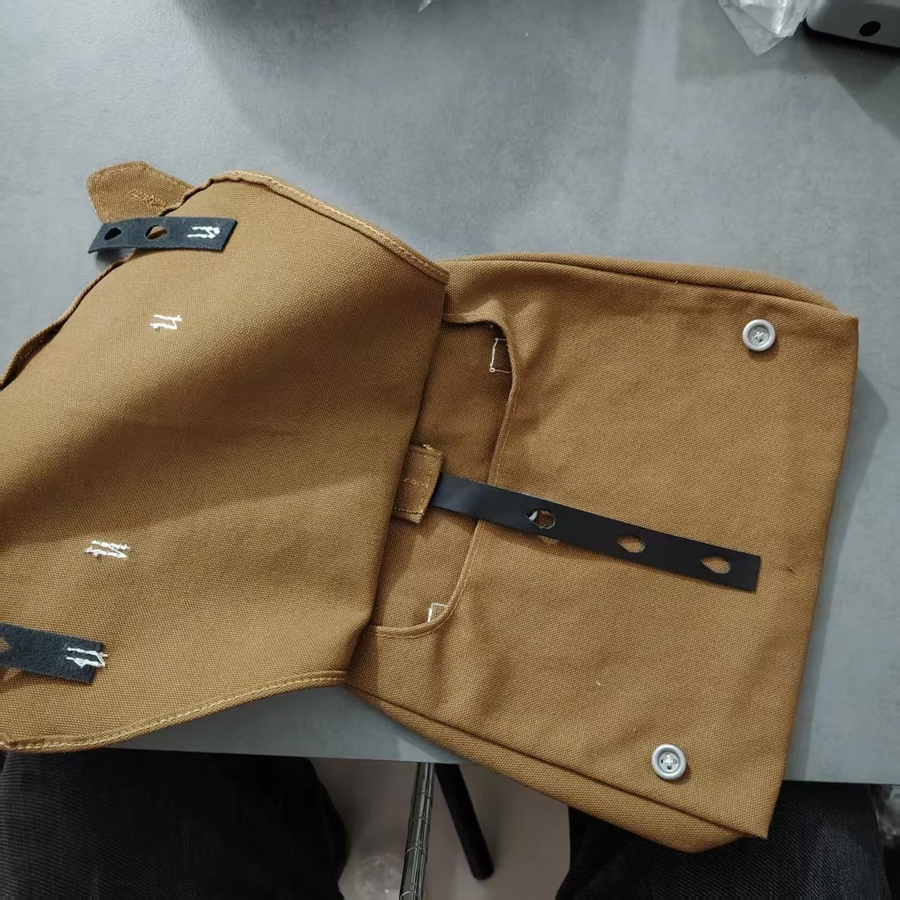 Ejército Alemán M40 bolsa pan campaña para grano seco - imagen 5