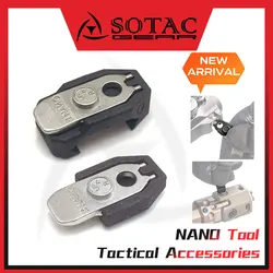 NANO SOTAC-GEAR - Herramienta táctica con soporte 20mm Picatinny