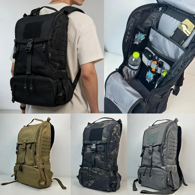 Mochila táctica doble exterior, respuesta rápida multifunción trekking - imagen 3