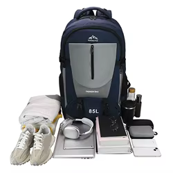 Mochila de Montaña 85L para Senderismo, Camping y Escalada (hombre)