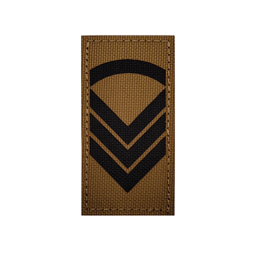 Parche táctico militar USA caqui con estrella curva de sargento - imagen 4