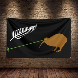 Bandera Nueva Zelanda kiwi diseño para decoración exterior