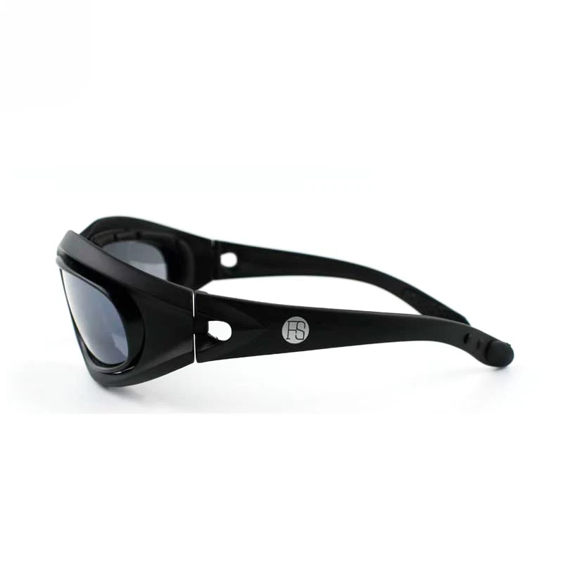Gafas tácticas polarizadas militares – 4 lentes intercambiables para caza y tiro - imagen 3