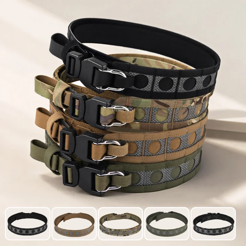 Cinturón táctico de doble capa para airsoft y tiro