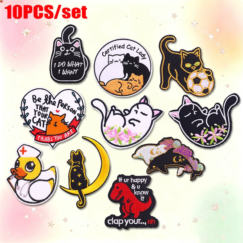 Parche bordado termoadhesivo animales de dibujos para ropa - imagen 4