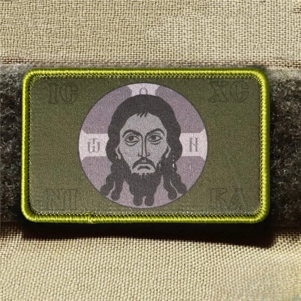 Parche táctico militar con icono chevron gancho-bucle - imagen 3