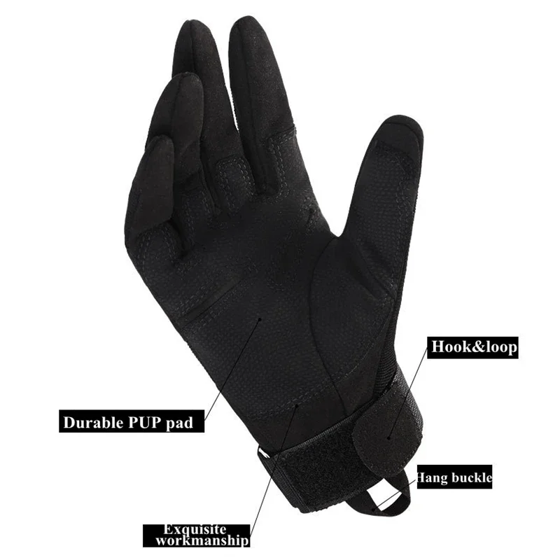 Guantes tácticos Airsoft – De combate resistentes para outdoor y caza - imagen 3