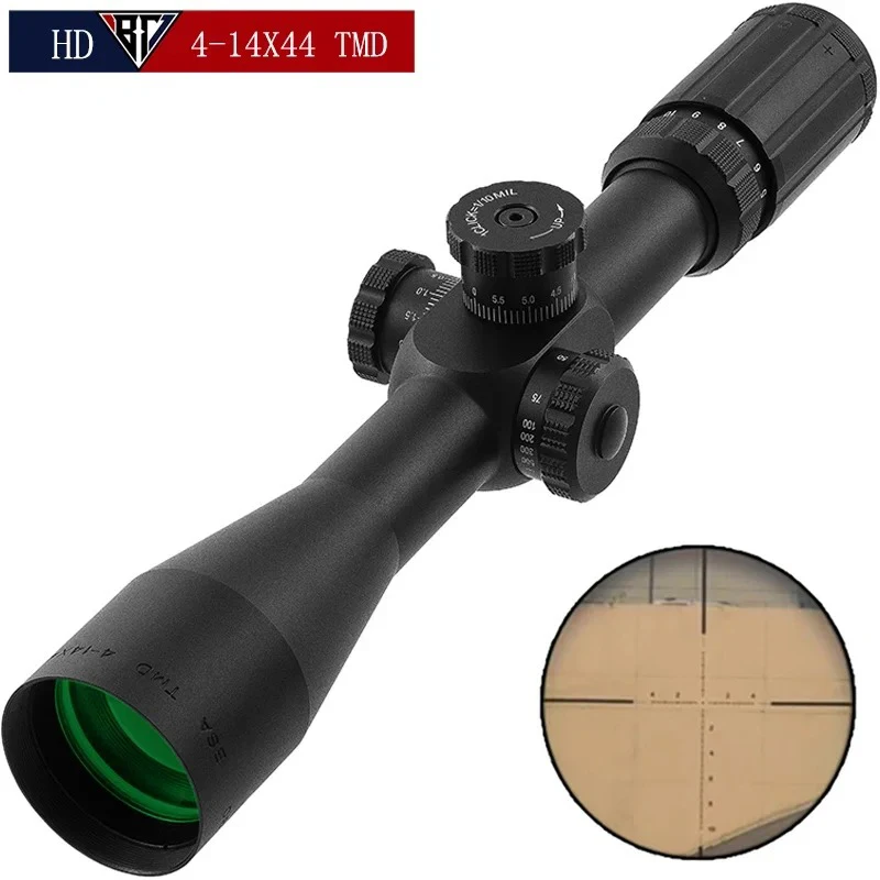 Mira telescópica BSA Optics 4-14x44 FFP – Táctica largo alcance