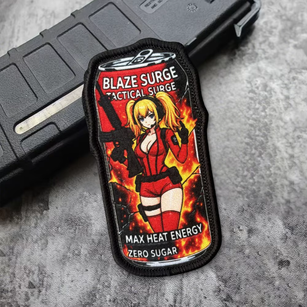 HK416 parche táctico gancho-bucle motivo anime – energía - imagen 2