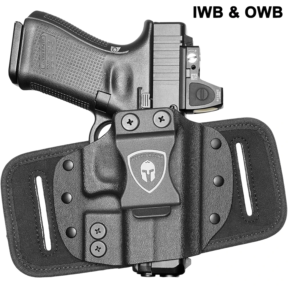 Funda kydex híbrida IWB/OWB para Glock y CZ mano derecha