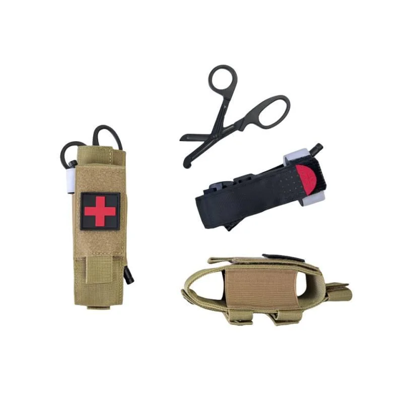 Bolsa MOLLE porta torniquetes táctica para botiquín aire libre - imagen 2
