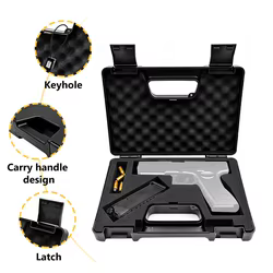 Estuche rígido impermeable para pistola de espuma y cargadores