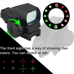 Mira red dot HD103 punto rojo y verde, para rifle de caza y exterior