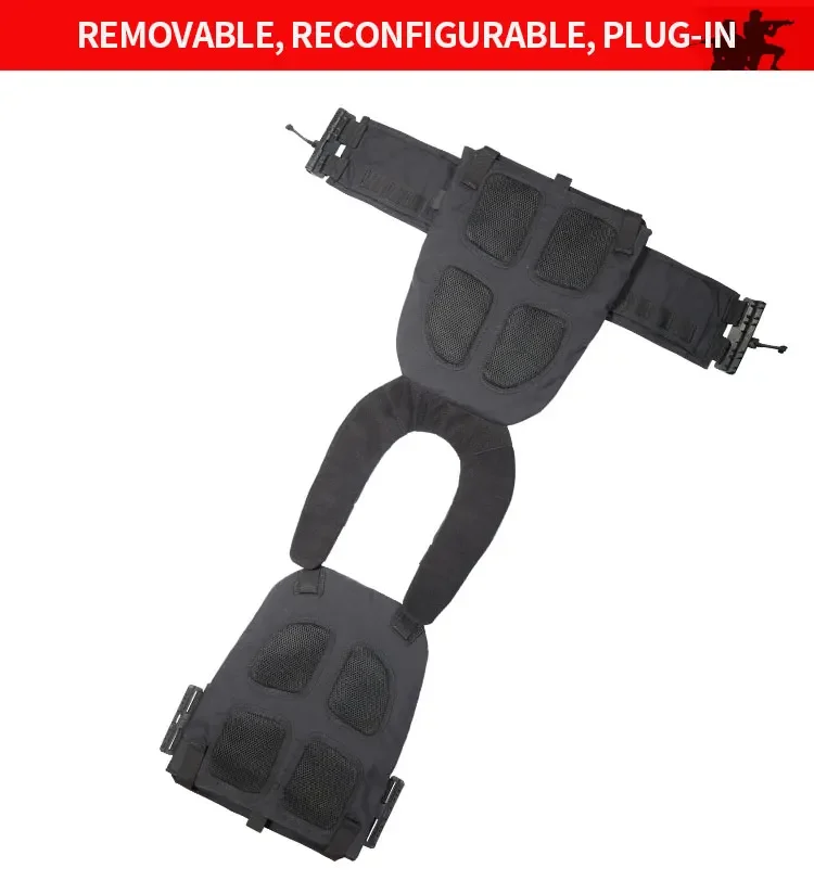 Chaleco táctico con paneles MOLLE