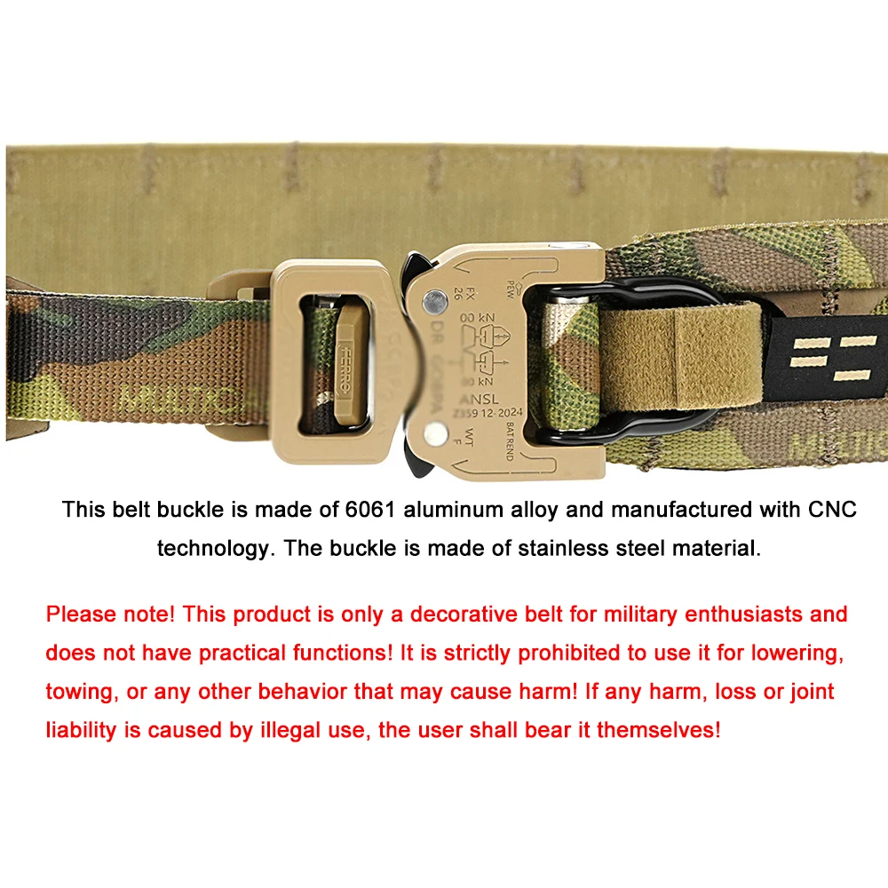 PEW TACTICAL Cinturón táctico MOLLE rígido estilo Ferro BORA combate - imagen 4
