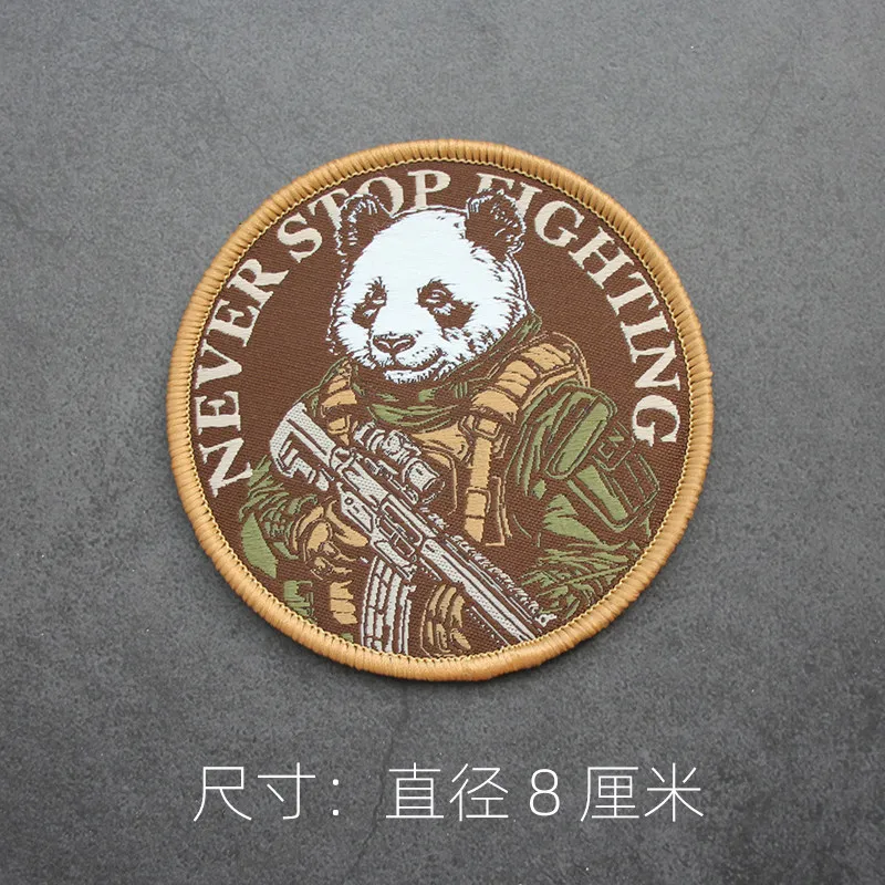 Parche Velcro táctico camuflaje panda militar para chaqueta mochila - imagen 3