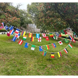 Guirnalda de banderas países del mundo para decoración eventos