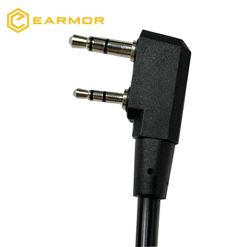 EARMOR M51: adaptador PTT Kenwood de 2 pines para M32 y SE32 - imagen 2