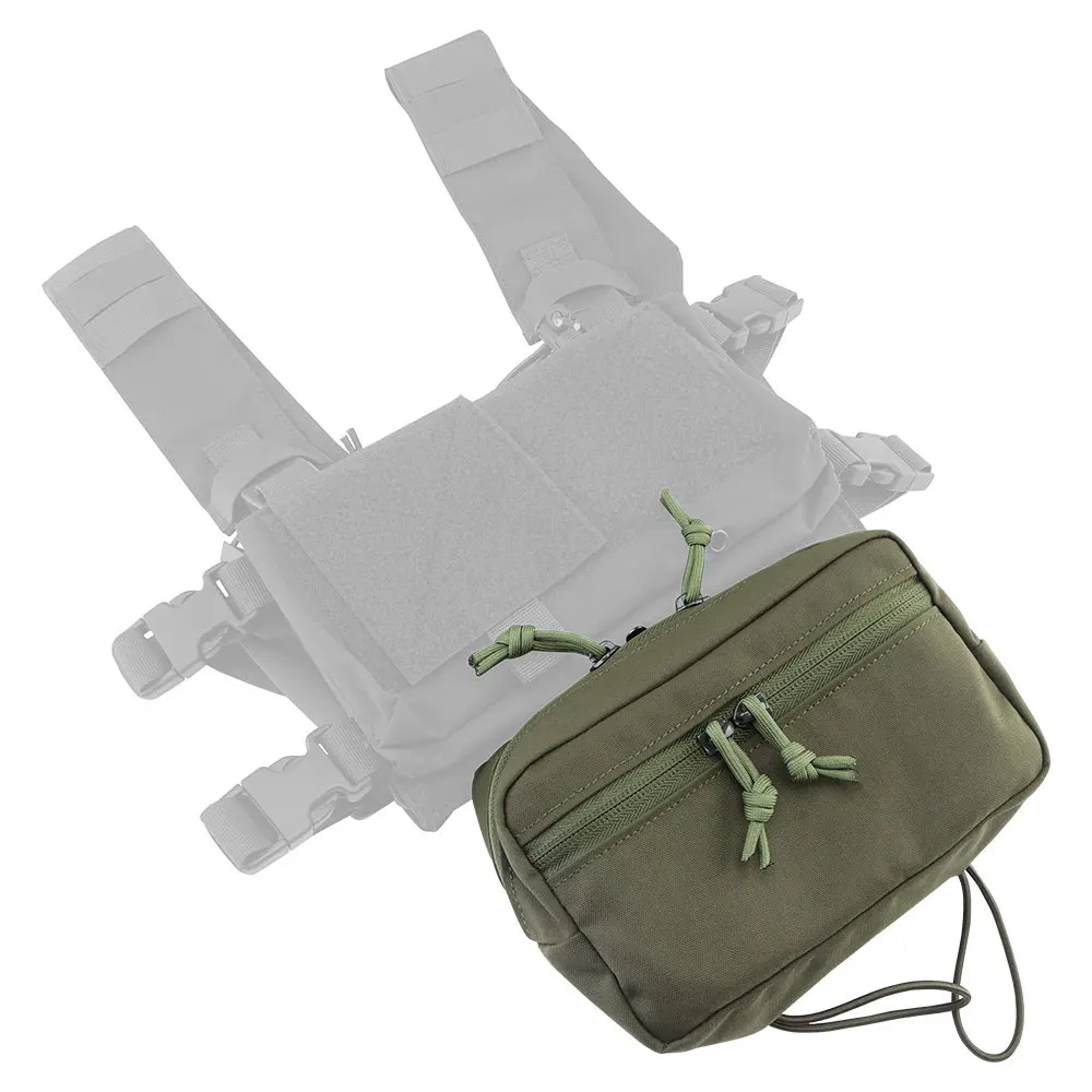 Bolsa táctica MOLLE MK4 para pechera con doble cremallera rápida - imagen 5