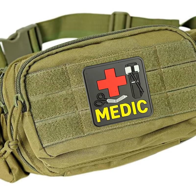 MEDIC Tool parche táctico PVC de moral, gancho y bucle para chaleco - imagen 5