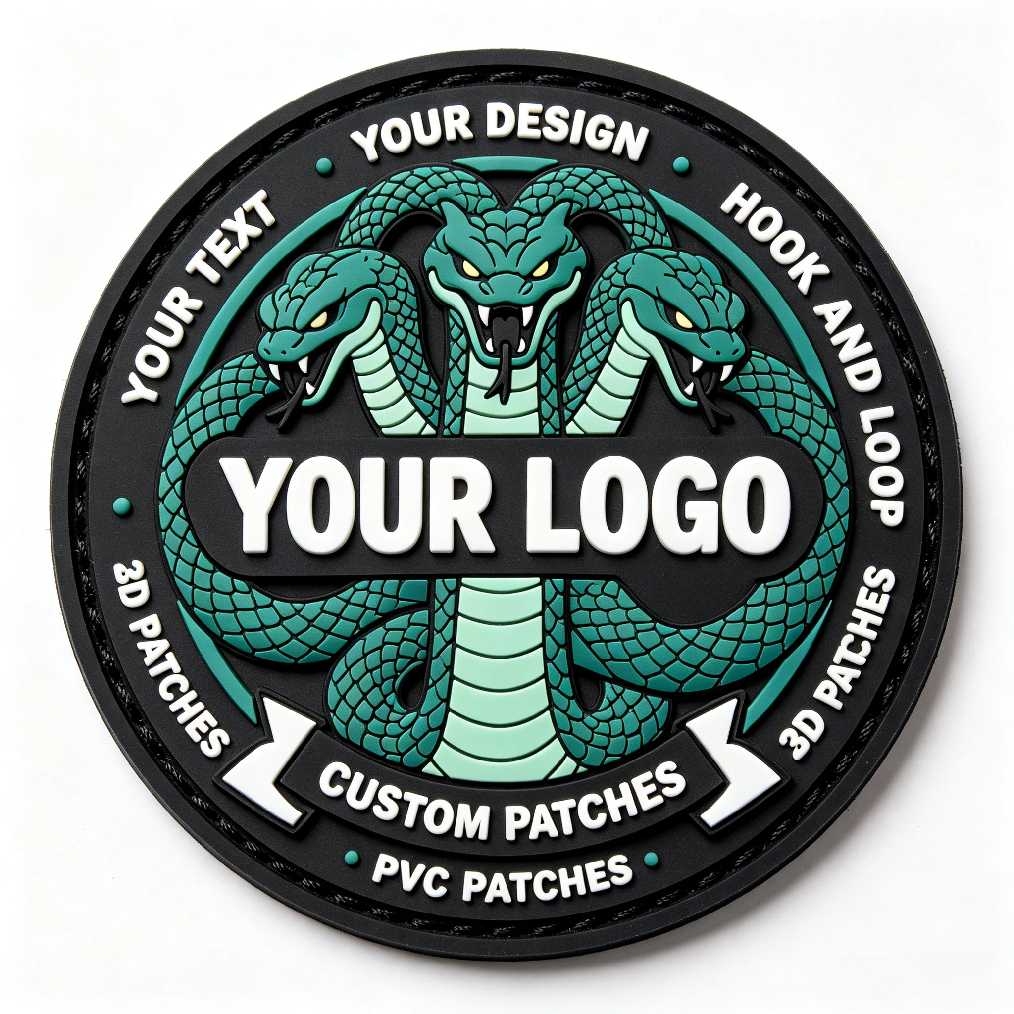 Parche de PVC 3D personalizado con velcro para ropa y gorras - imagen 5
