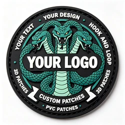 Parche de PVC 3D con dibujos animados para bolsos y mochilas