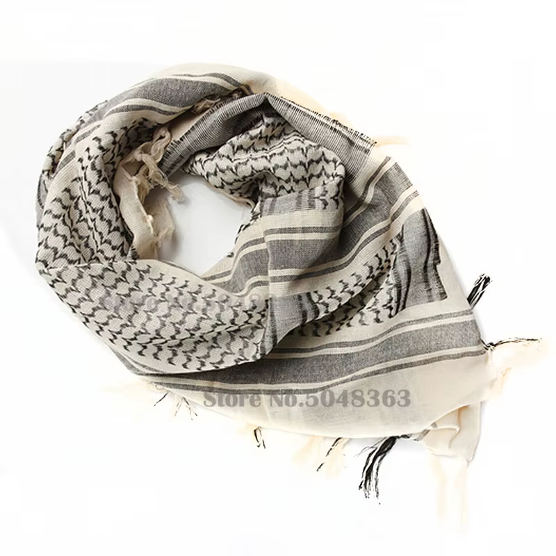 Shemagh táctico de algodón para exteriores - Unisex desierto - imagen 2