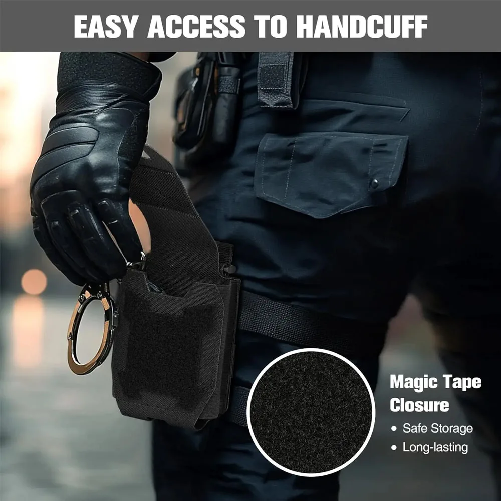 Funda táctica MOLLE para esposas de liberación rápida - imagen 3