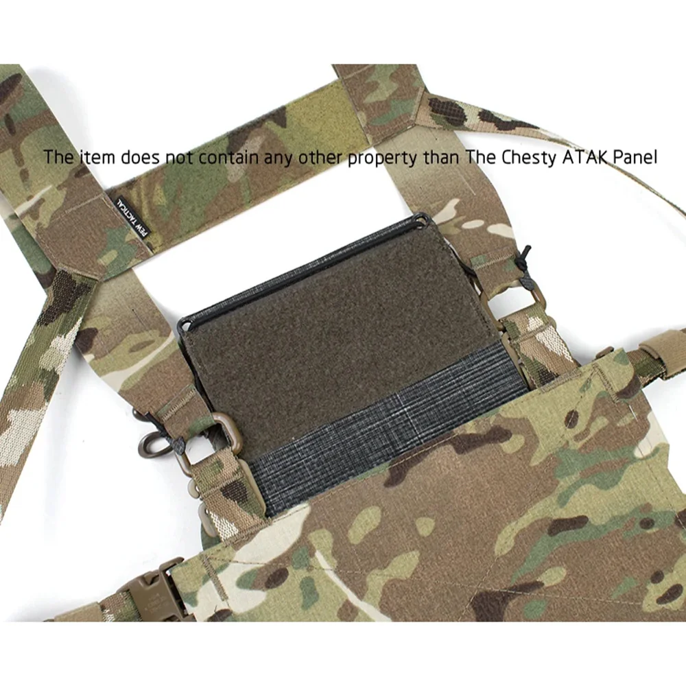 Placa táctica de pecho Airsoft MOLLE con expansión en T - imagen 4