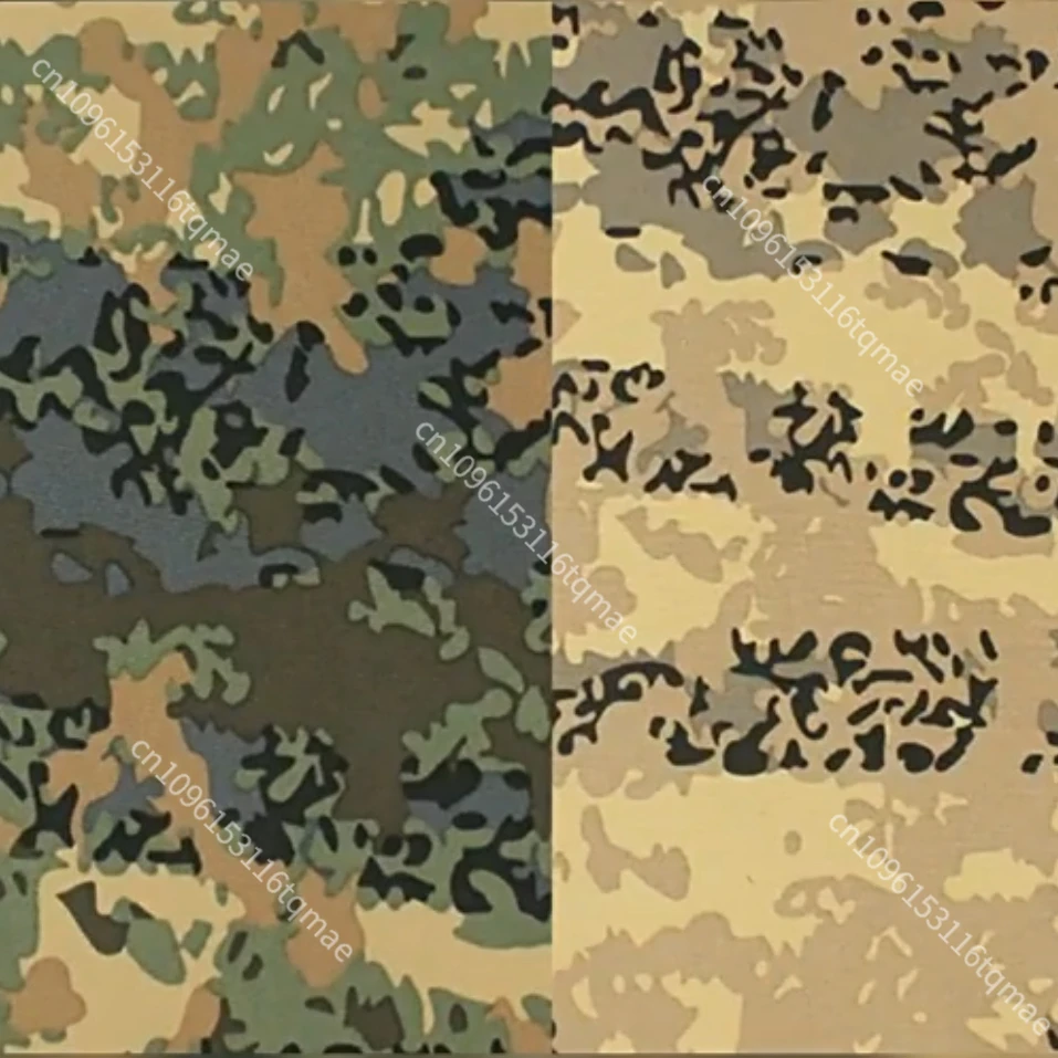Camuflaje austríaco selva-desierto, tela Oxford nylon anti-IR PU - imagen 5